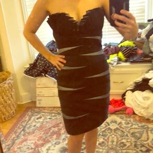 Black and grey short formal dress like new‼️